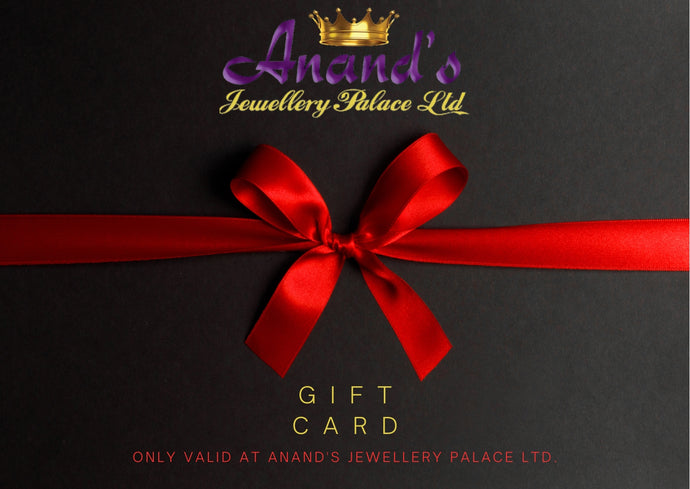 Anand's Jewellery Palace Gift Card