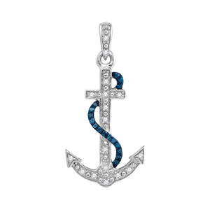 Sullery Anchor Ship Wheel Nautical Gold Zinc Metal Ship Pendant Necklace  Chain For Men And Women
